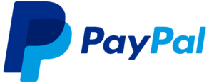 A blue apple logo with the word paypal written in it.