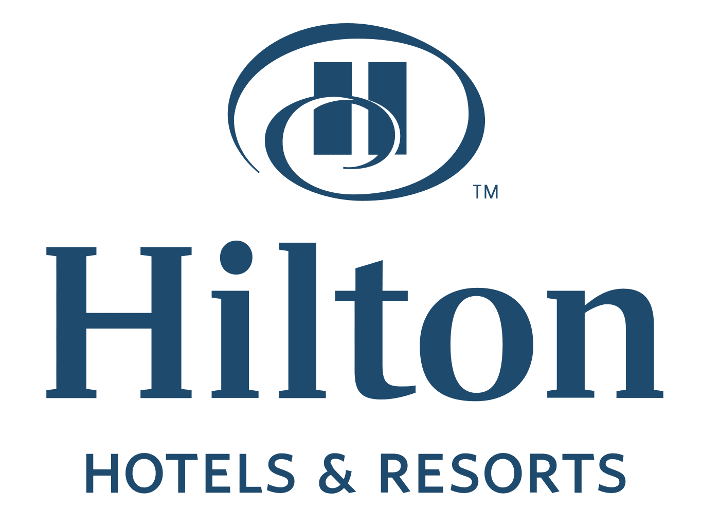 A logo of the hilton hotel and resort.